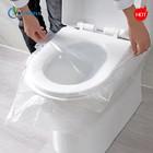 China Capa de banheiro descartável branca Capa de banheiro de uso único Capa automática de banheiro à venda