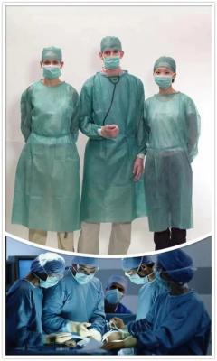 China Vestes de isolamento descartáveis não tecidas Vestes de isolamento cirúrgico ISO à venda