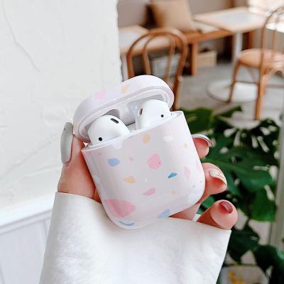 China Earphone Case For AirPods 2 1 Pro Hard PC Dot Flower Wireless Charging Box Covers Accessories for Air Pods 3 funda for sale