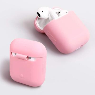 China Soft Silicone Cases For Apple Airpods 1 2 Protective Wireless Earphone Cover For Apple Air Pods Charging Box Bags for sale