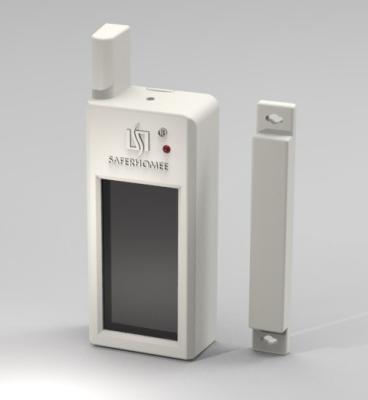 China WIRELESS MAGNETIC CONTACT SOLAR-POWERED DOOR SWITCH for sale