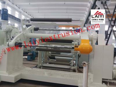 China Máquina plástica de la laminación de la protuberancia doble, máquina termal de la laminación del derretimiento caliente en venta