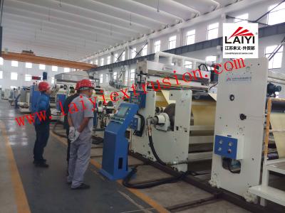 China Máquina de la laminación de la capa de la película fina de la tela con las devanaderas y las desenrolladoras especiales en venta