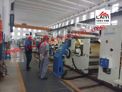 China Het dubbel zag de Lamineringsmachine van de Plakbanddeklaag met Snel Koelsysteem onder ogen Te koop