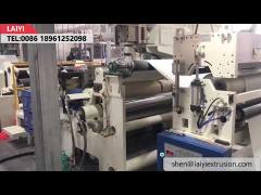 Semi-auto paper extrusion laminating machine 150 meter per a minute production speed