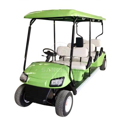 China 6 Seater 4 Wheel Battery Electric Club Car Golf Cart 3500*1200*1900mmH for sale