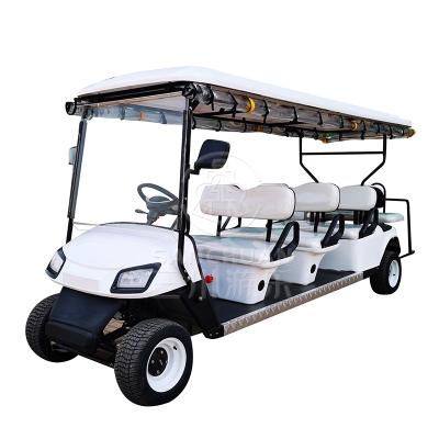 China Sanchuan Electric Club Cart Golf Cars For 8 Person 4700*1200*1900mmH for sale