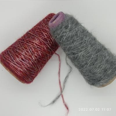 China Alpaca Acrylic Nylon Fancy Air Yarn 1.8Nm Crocheted for sale