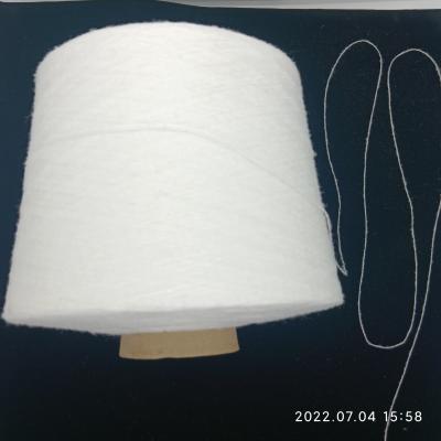 China 13NM ATY Polyester Napped Yarn Ecru for sale