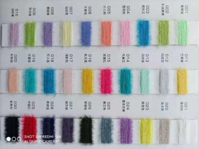 China Sweater Yarn 1.3cm Nylon Fur Like with Streight Pile for sale