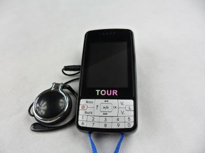China 007B Automatic Tour Guide System With LCD Screen , Black Digital Audio Guide for sale