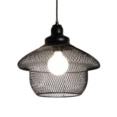 China Decoration Pendant Light Industrial Hanging Chandelier Lamp Loft Vintage Lamp New Lantern Round Shape Retro Iron Ceiling Light for sale