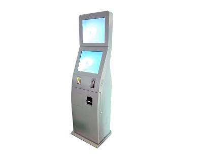 China Self Service Bill Payment Kiosk , Multi Coin And Cash Payment Touchscreen Kiosk for sale