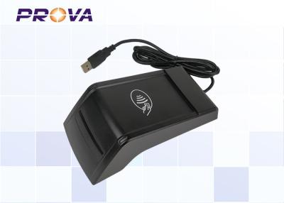 China USB Interface IC RFID Chip Card Reader With 500,000 Times Long Life Time for sale
