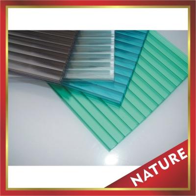 China PC hollow board,twin-wall polycarbonate sheet,two layers pc sheet,hollow pc panel-great construction cover! for sale