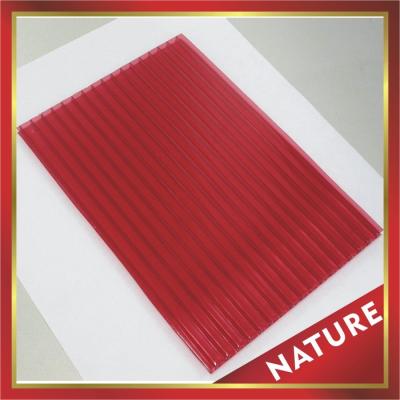 China frosted Hollow polycarbonate Sheet,crystal hollow polycarbonate sheet,crystal hollow pc sheet-excellent building cover for sale