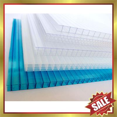 China four layers PC sheet,multiwall PCsheet, hollow PC sheet,long life usage,excellent building and greenhouse product!! for sale