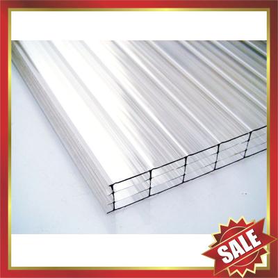 China PC four layers sheet,PC multiwall sheet,pc hollow sheet for waterproofing for sale