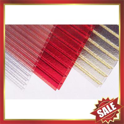 China frosted Hollow polycarbonate Sheet,crystal hollow pc sheet for sale