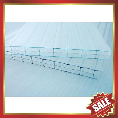 China Twin-wall pc sheet,greenhouse cover,greenhouse panel for greenhouse,conservatory,great quality! for sale