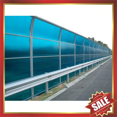 China polycarbonate panel,sound barrier pc panel,polycarbonate board for boulevard highway freeway avenue road sound barrier for sale