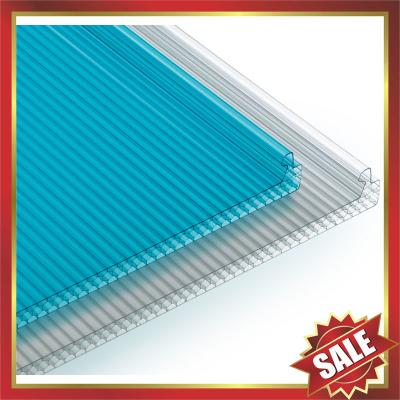 China stadium airport roofing building U locking hollow polycarbonate sheet,U locking multi wall pc sheet,super durable! for sale