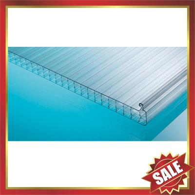 China polycarbonate U locking hollow sheet,U locking pc sheet,U lock polycarbonate panel-excellent construction panel for sale