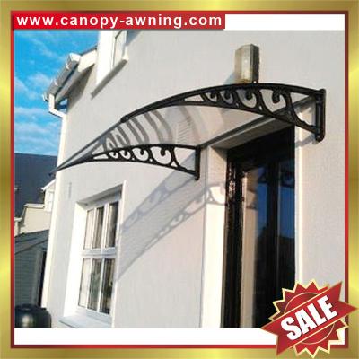 China high quality modern outdoor house building window door diy polycarbonate PC Awnings canopy canopies cover shelter shield for sale