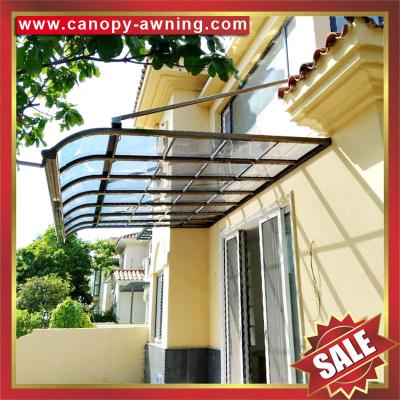 China outdoor house window door patio gazebo proch aluminum polycarbonate pc awning canopy canopies cover shelter covers for sale