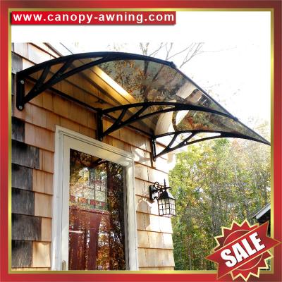 China excellent outdoor house villa door window sun rain pc polycarbonate DIY awning canopy canopies shelter cover shield for sale