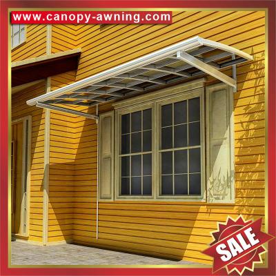 China outdoor villa house building patio gazebo window door aluminum polycarbonate pc awning canopy canopies cover kits for sale