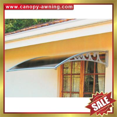China window door sun rain PC polycarbonate diy Awnings canopy canopies for building construction project-nice house shelter for sale