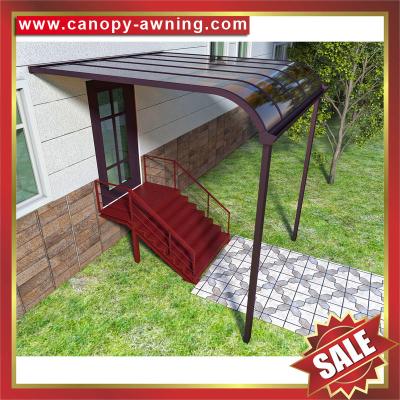 China patio balcony terrace porch aluminum alu see through pc polycarbonate window door awning canopy shelter cover for sale for sale