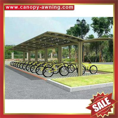 China outdoor aluminum alu polycarbonate pc carport parking car shed bike bicycle motorcycle shelter canopy cover for sale for sale