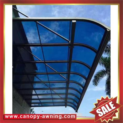 China house alu aluminum aluminium pc polycarbonate awning canopy shelter cover canopies for gazebo patio terrace balcony for sale