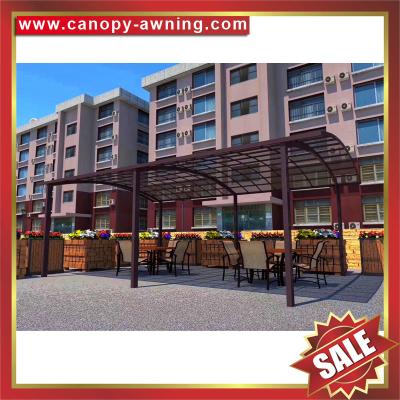 China excellent outdoor house patio gazebo aluminium aluminum alu pc polycarbonate awning canopy shelter kits for sale for sale