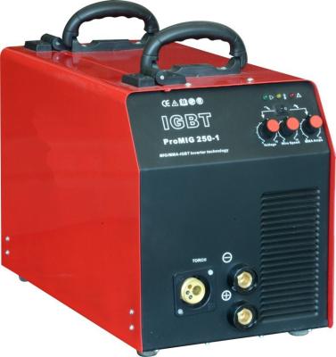 Chine PRO Portable électronique de machine de soudure de Muttahida Majlis-e-Amal de MIG180 MIG pour le gaz/aucun soudage à gaz à vendre
