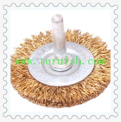 China Crimped Wire Rod & Flat  Wheel Brushes TR103 for sale