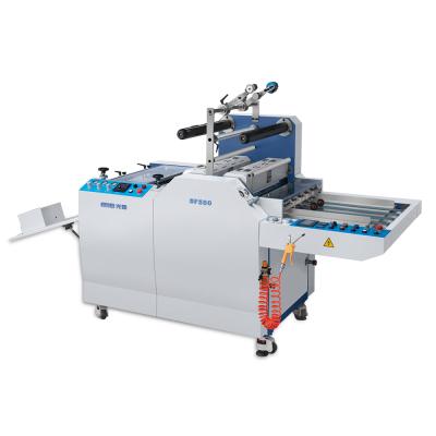 China machinery & Semi Automatic Embossing Hardware Board Paper Laminating Machine for sale
