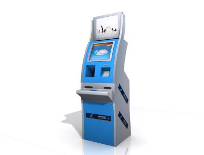 China Self Check In Kiosk ZT2223-D00 Lobby Style Airline Check-in Kiosk with Receipt for sale