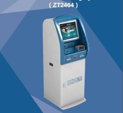 China Booking Ticket Vending Kiosk Self Service ZT 2464 Card Payment Terminal for sale