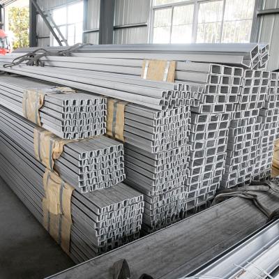China 316 Structural Stainless Steel C Channel Sections 0.3 - 6mm Natural Color for sale