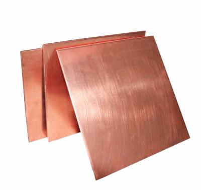 China 99.9% Pure Copper Alloy Plate 3mm-10mm Thickness C10100 C10200 for sale