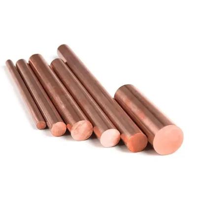 China 40 mm 42 mm barra redonda de cobre 54 mm 99,9% C11000 barra redonda de cobre à venda