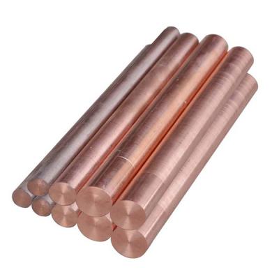 China H96 Casting Chromium Copper Round Rod TP1 TP2 Red C10800 Copper Bar for sale