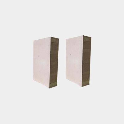 China ZrO2 65% Zircon Refractory Bricks Low Porosity Zircon Brick For Glass Kiln for sale