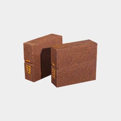 China 1450°C Magnesite Refractory Bricks Magnesia Iron Spinel Brick For Cement Rotary Kiln Furnace for sale