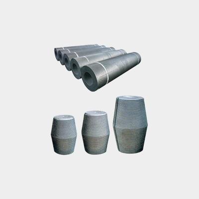 China High Power Graphite Electrode With Nipple UHP Graphite Electrode For EAF Electric Arc Furnace for sale