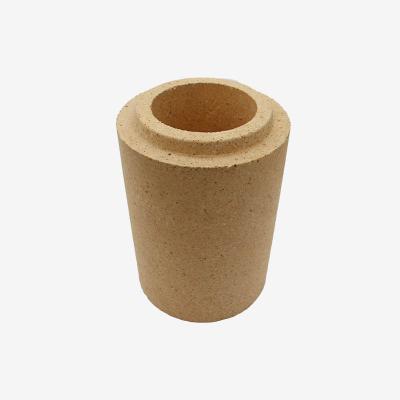 China High Abrasion Resistance Curved Fire Bricks Refractory Brick Round Fire Clay Bricks for sale