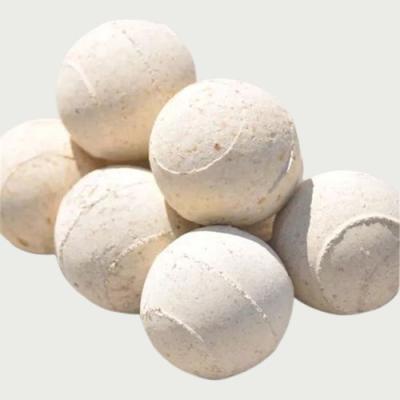 China Refractory Ceramic Balls 65% 92% 99% Al2o3 Alumina Ceramic Heat Storage Refractory Ball For Industry Furnace for sale